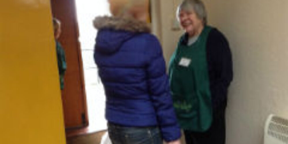 picture of a food bank user