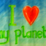I love my planet motif