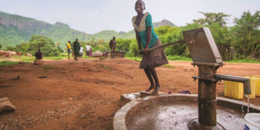 Water pump in Uganda