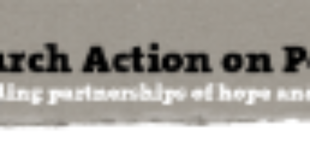 Church Action on Poverty Logo