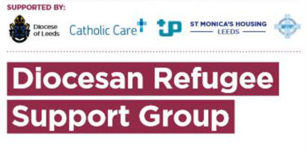logo for diocese of leeds refugee support group