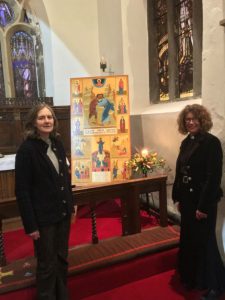 icon of peace at Holy Trinity Church in Skipton