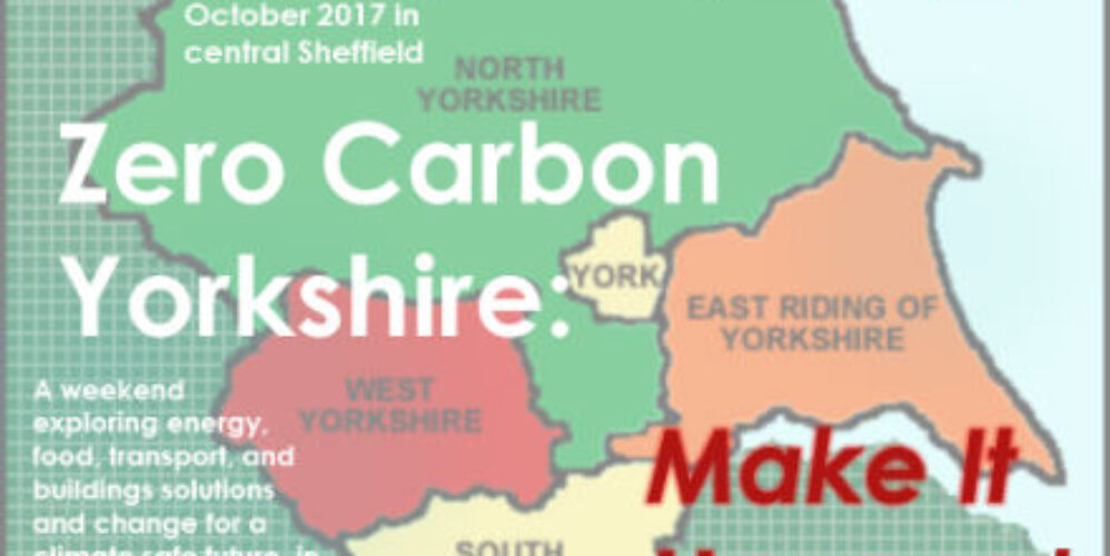 logo for zero carbon yorkshire event