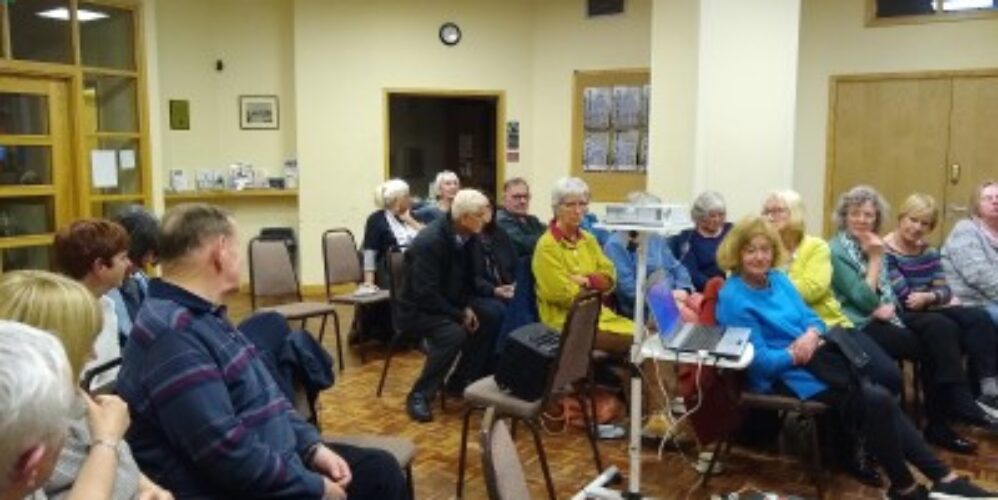 photo of attendees at the film