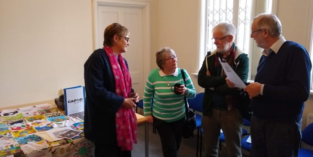 CAFOD Director Christine Allan with CAFOD Volunteers and members of the Justice & Peace Commission