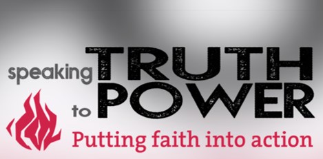 Speaking Truth to power CAP logo