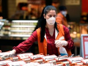 food bank worker