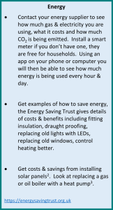 energy saving ideas