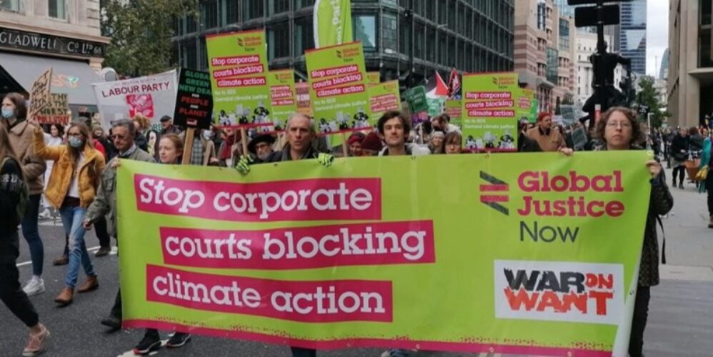 people on a demonstration