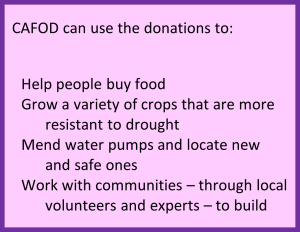 what donations are used for