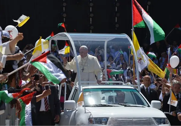 Popemobile Gaza Popemobile in Gaza