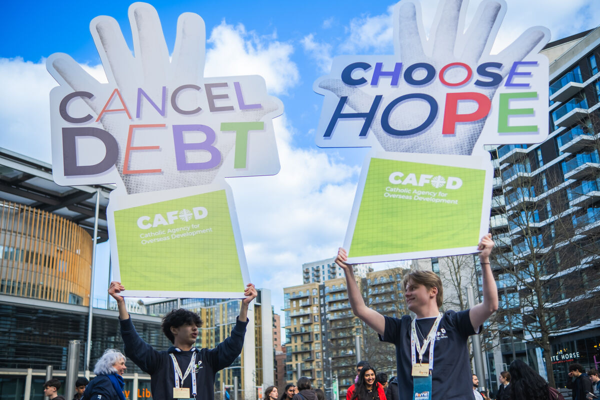Debt campaign Flame 25 Cancel Debt Choose Hope