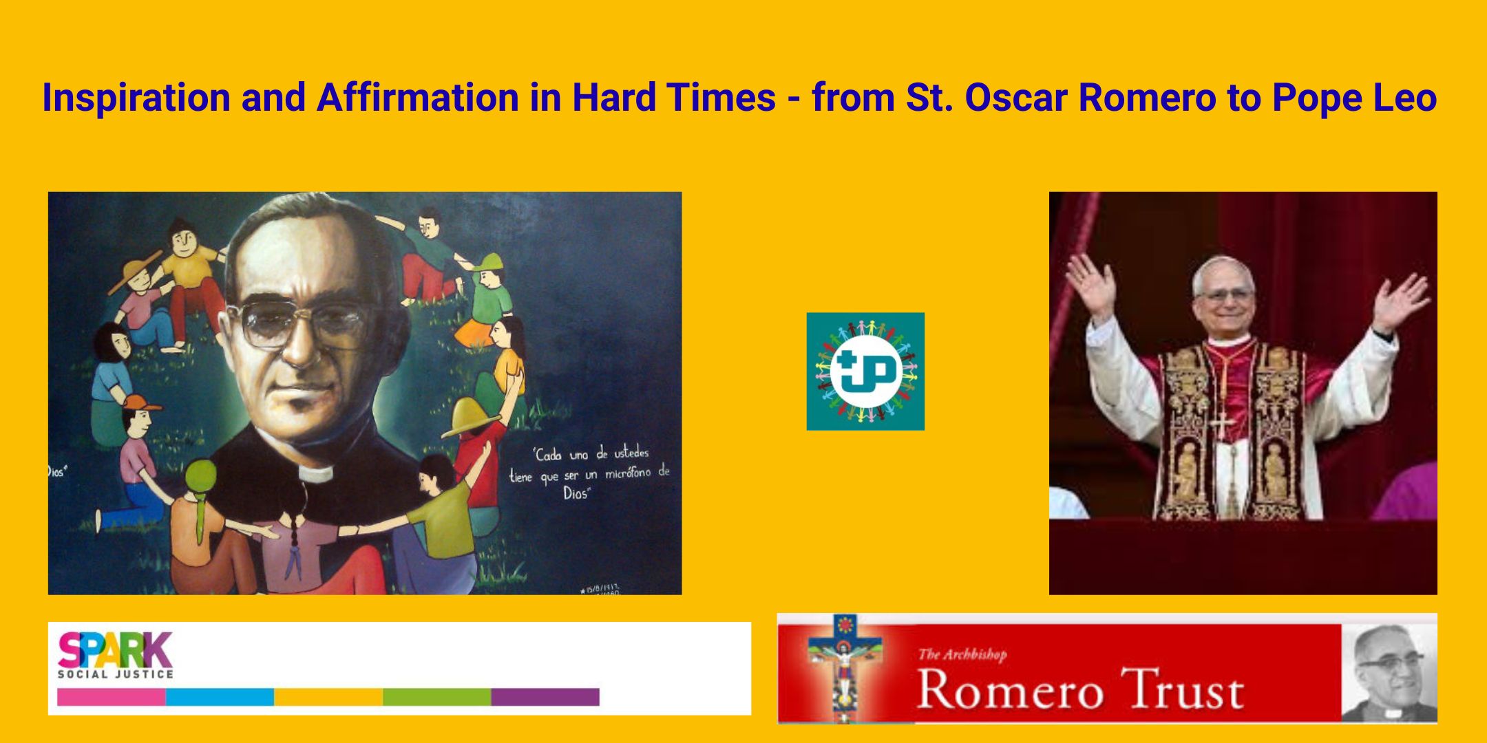 image showing romero and pope leo