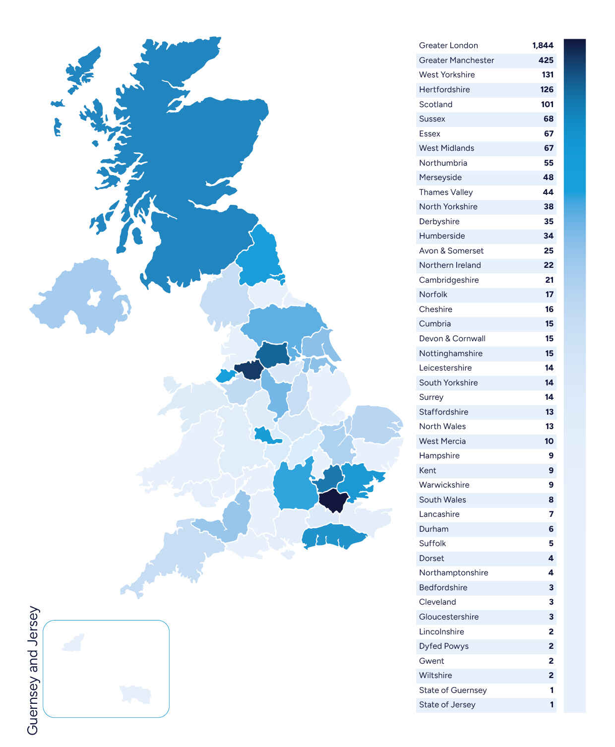 Antisemitism in 2025: West Yorkshire with 131 incidents