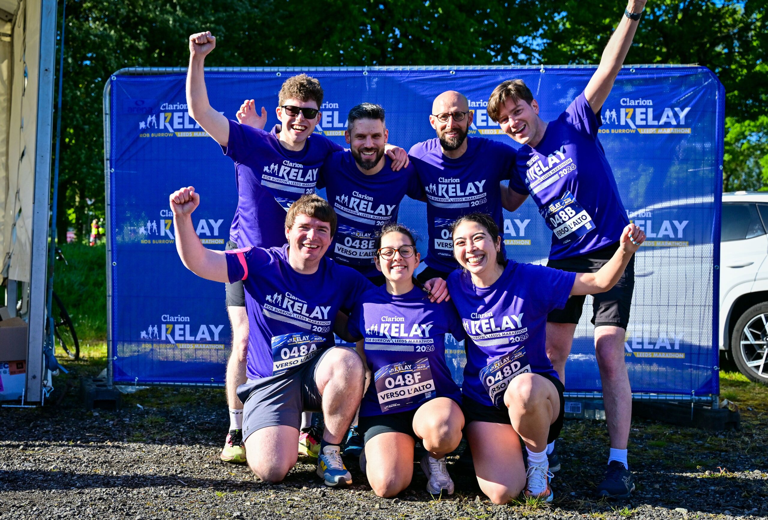 Leeds Marathon relay team May 2026